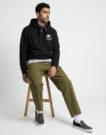 Vans STACKED HI PULLOVER Nero Felpa con cappuccio Abbigliamento - 5