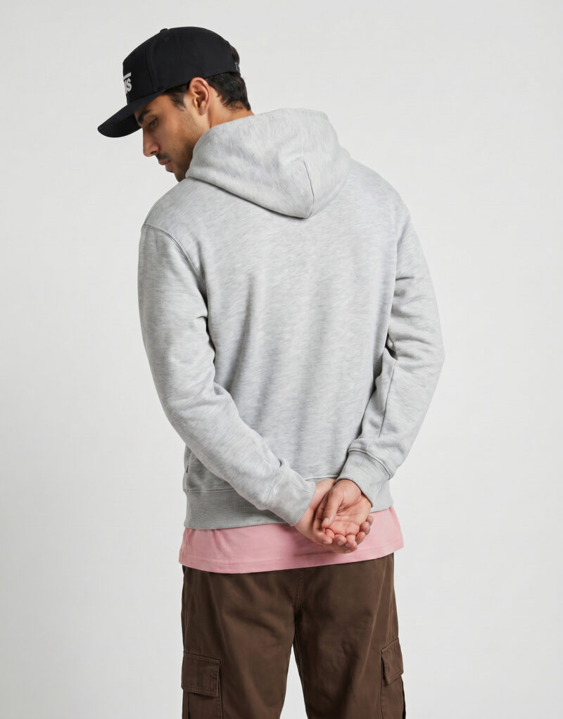Vans STRETCH LOGO PULLOVER Grigio Felpa con cappuccio Abbigliamento - 4