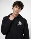 Vans TRASHY PULLOVER Nero Felpa con cappuccio Abbigliamento - 5