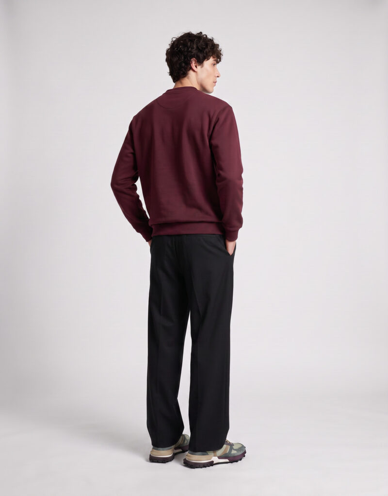 Lacoste Sweatshirt en molleton Bordeaux Felpa Abbigliamento - 4