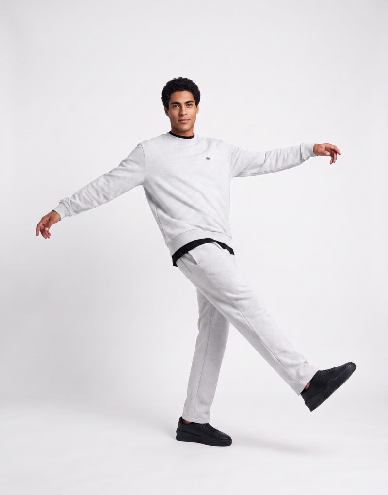 Lacoste Sweatshirt en molleton Grigio Felpa Abbigliamento - 3