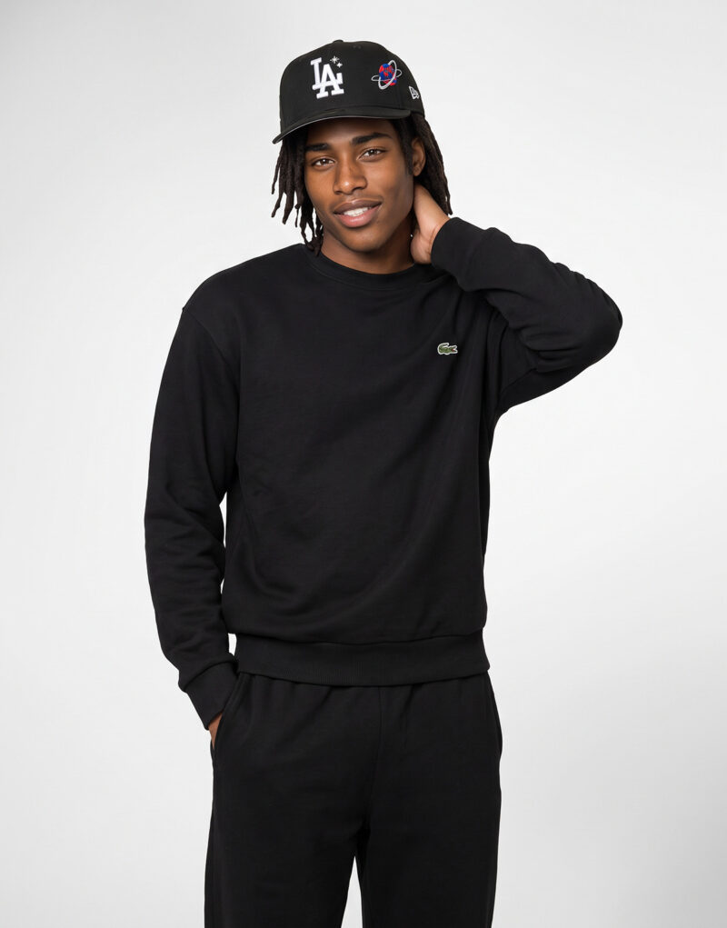 Lacoste Sweatshirt en molleton Nero Felpa Abbigliamento - 2
