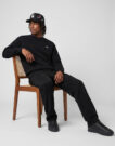 Lacoste Sweatshirt en molleton Nero Felpa Abbigliamento - 3