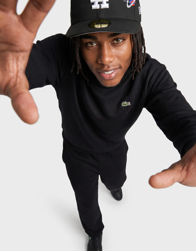 Lacoste Sweatshirt en molleton Nero Felpa Abbigliamento - 5