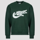Lacoste Sweatshirt en molleton imprimé Verde Felpa Abbigliamento - 1