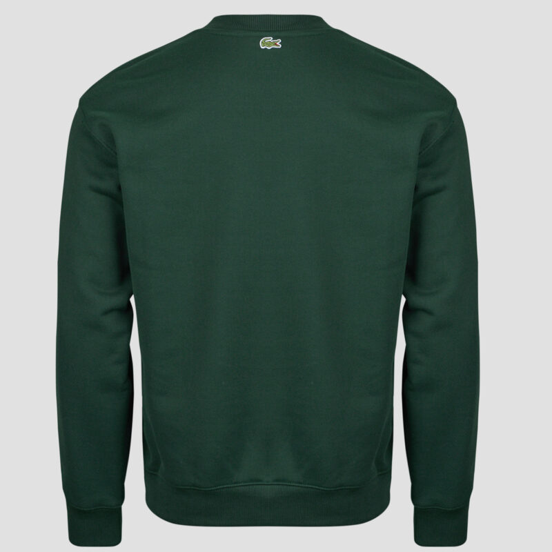 Lacoste Sweatshirt en molleton imprimé Verde Felpa Abbigliamento - 6