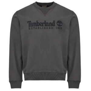 Men's Sweatshirt Timberland Embroidered Logo Established 1973 Black Timberland
