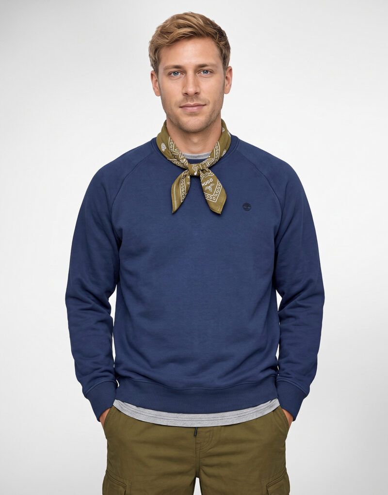 Felpe Timberland LB Crew Exeter River Marine Felpe Abbigliamento - 2