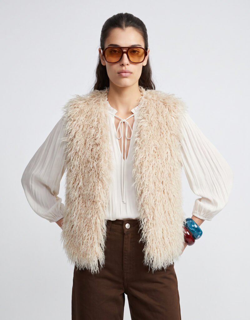 Giacca Oakwood BETH FRIBEE FUR Beige Giacche Donna - 2