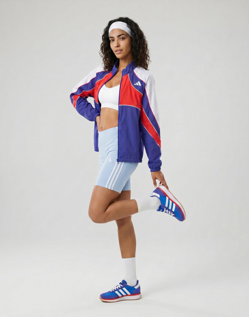 adidas Adizero Archive Running Jacket Blu Giacca Sportiva Donna - 3