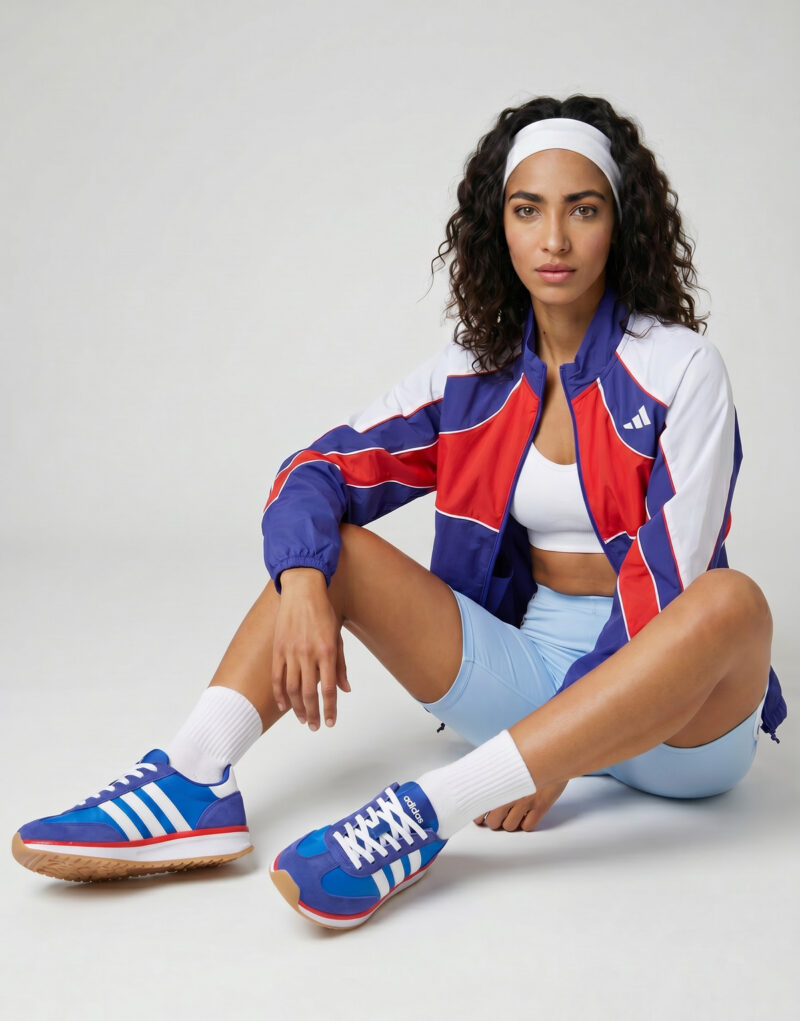 adidas Adizero Archive Running Jacket Blu Giacca Sportiva Donna - 5