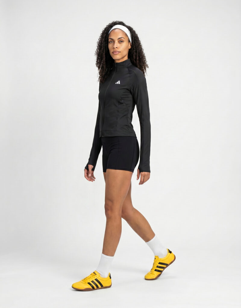 adidas adi365 Seasonal Womens Running Jacket Nero Giacca Sportiva Donna - 3