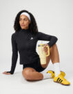 adidas adi365 Seasonal Womens Running Jacket Nero Giacca Sportiva Donna - 5