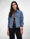 Levis 90S TRUCKER Blu Giacca in jeans Donna - 2