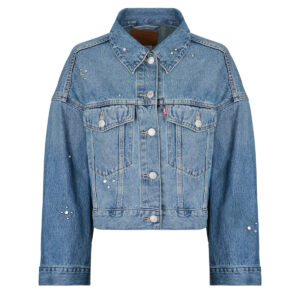 Jacke in Jeans LOOSE CROP TRUCKER Blau