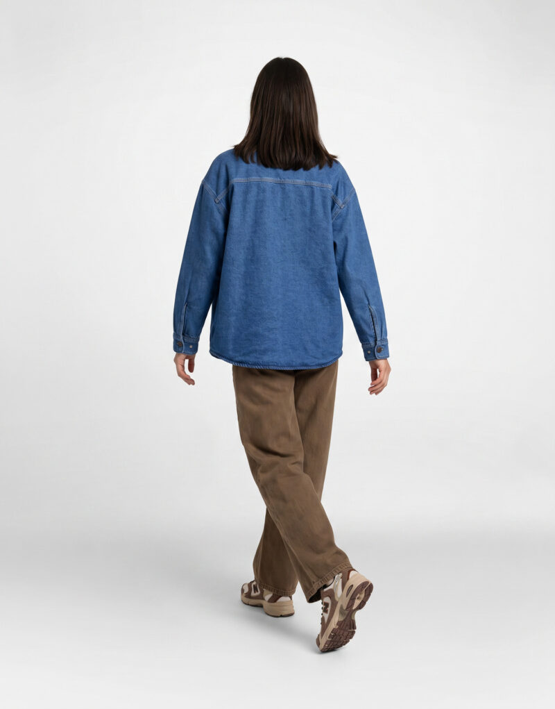 Dickies MINA DENIM SHACKET W Blu Giacca in jeans Donna - 4