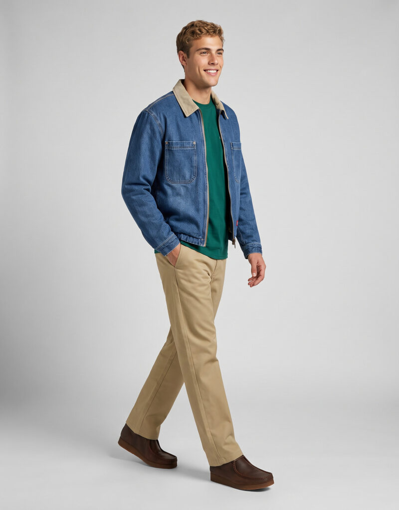 Dickies TAYLOR DENIM JACKET Blu Giacca in jeans Uomo - 3