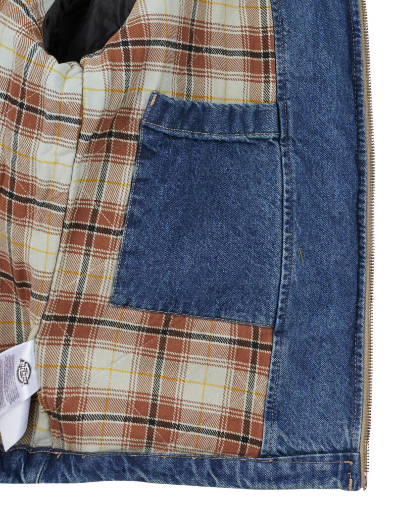 Dickies TAYLOR DENIM JACKET Blu Giacca in jeans Uomo - 6
