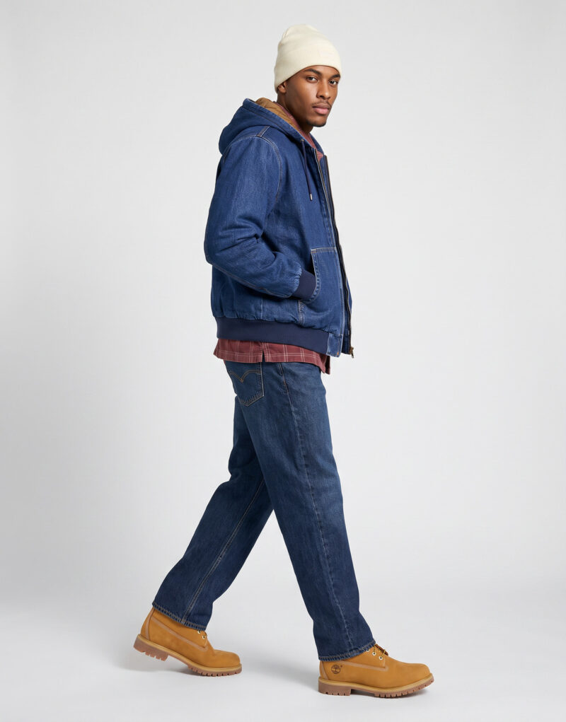 Levis POTRERO DENIM HOODY Blu Giacca in jeans Uomo - 3