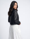 Giacca in pelle Oakwood ASTRA Nero Giacche in pelle Donna - 4