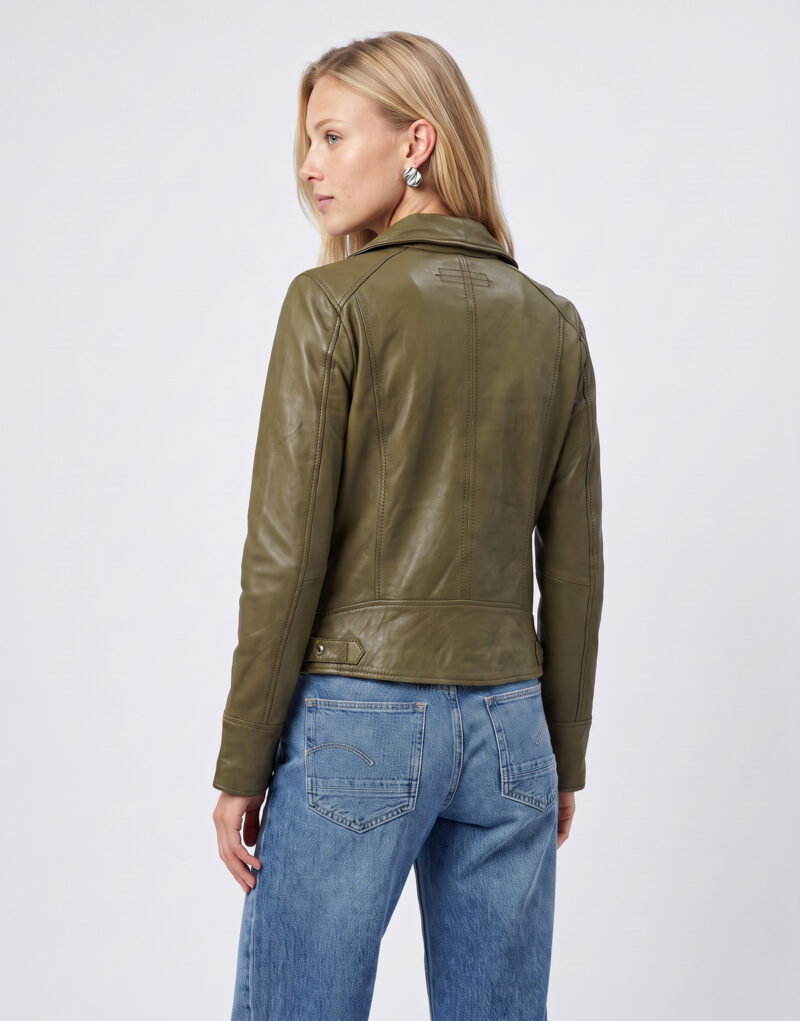 Oakwood VIDEO Kaki Giacca in pelle Donna - 4