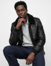 Oakwood B12 Nero Giacca in pelle Uomo - 2