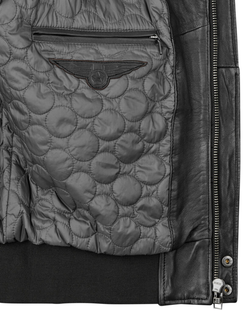 Oakwood B12 Nero Giacca in pelle Uomo - 6