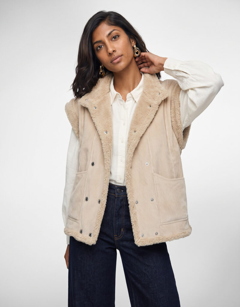 Le Temps des Cerises Beige Giubbotto Donna - 2
