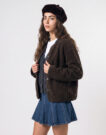 JDY JDYTELLA L/S TEDDY Marrone Giubbotto Donna - 5
