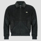 Lacoste Blouson aviateur rembourr&eacute; en velours c&ocirc;tel&eacute; Nero Giubbotto Uomo - 1