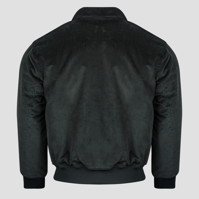 Lacoste Blouson aviateur rembourr&eacute; en velours c&ocirc;tel&eacute; Nero Giubbotto Uomo - 6