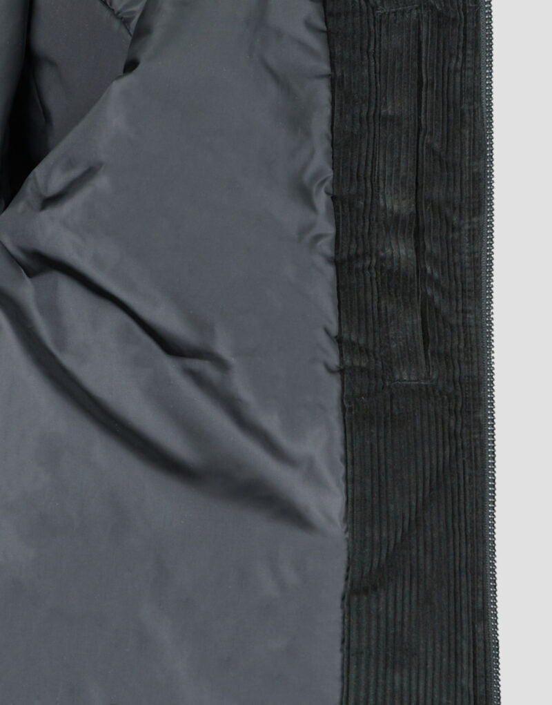 Lacoste Blouson aviateur rembourr&eacute; en velours c&ocirc;tel&eacute; Nero Giubbotto Uomo - 7