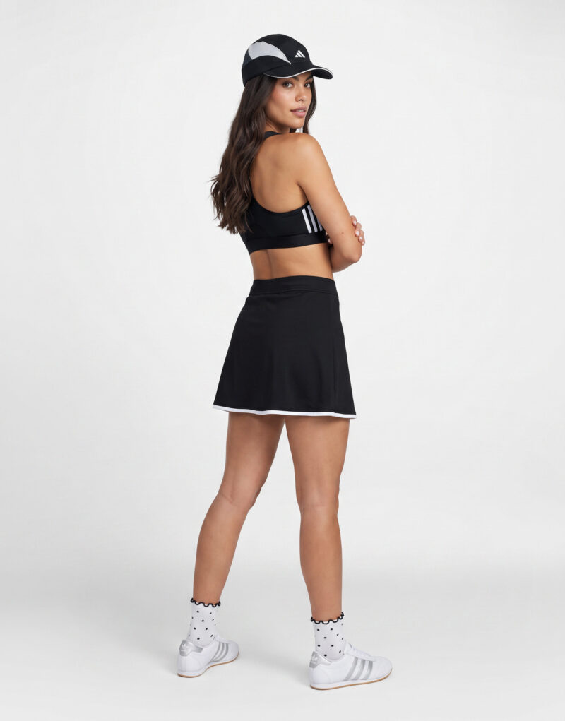 adidas Entrada26 Skirt Nero Gonna corta Abbigliamento - 4