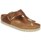 BIRKENSTOCK Gizeh Big Buckle Pelle / Verni / Cognac / Regular Marrone Infradito Donna - 1