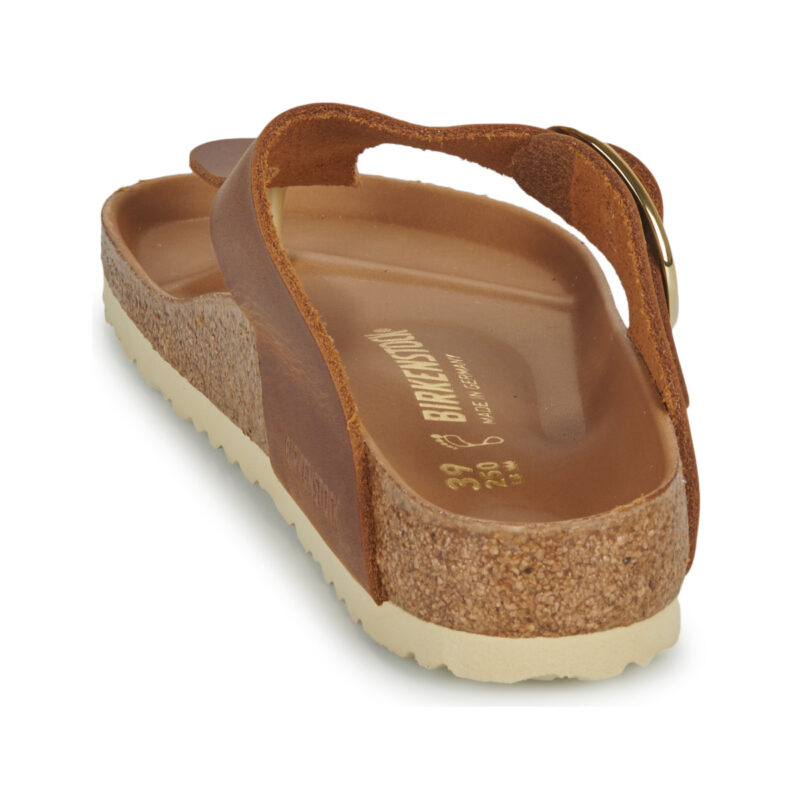 BIRKENSTOCK Gizeh Big Buckle Pelle / Verni / Cognac / Regular Marrone Infradito Donna - 5