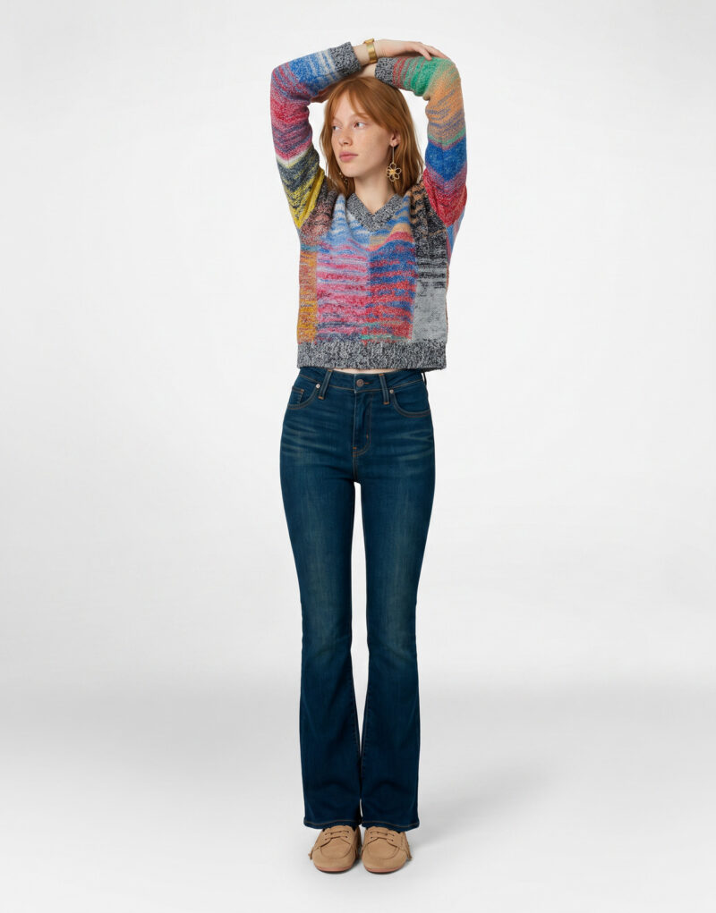 Levis 725 HIGH RISE BOOTCUT Blu Jeans Bootcut Donna - 2