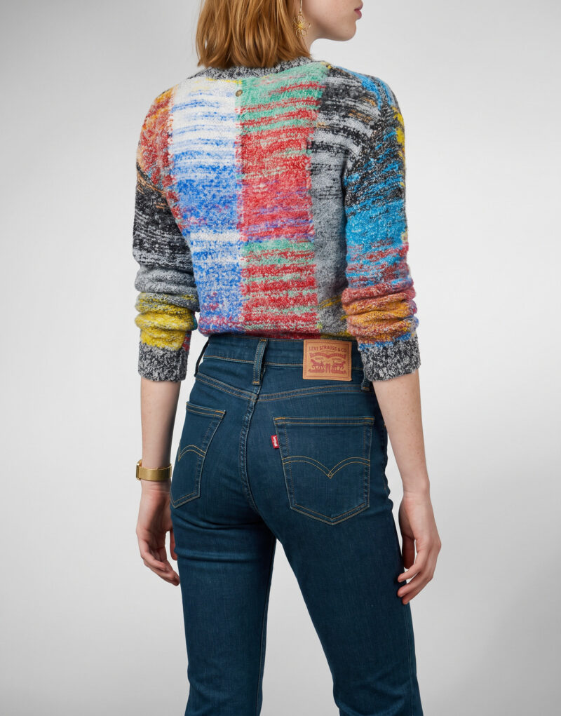 Levis 725 HIGH RISE BOOTCUT Blu Jeans Bootcut Donna - 5