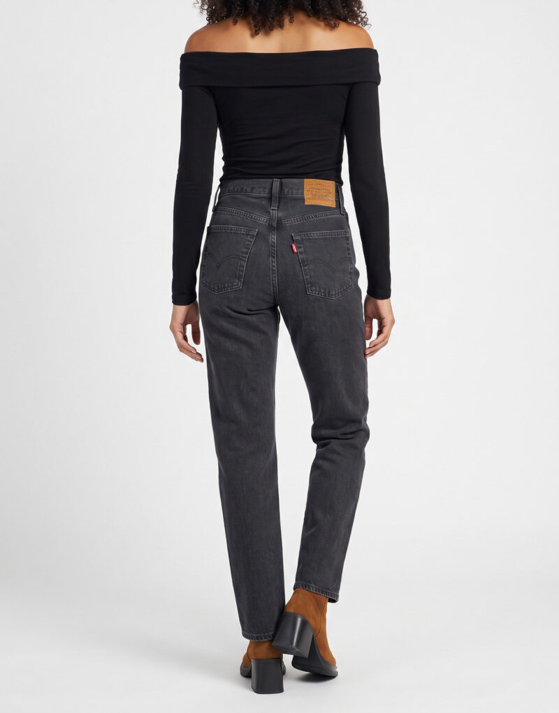 Levis EASY DAD Nero Jeans Donna - 4