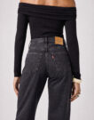 Levis EASY DAD Nero Jeans Donna - 5