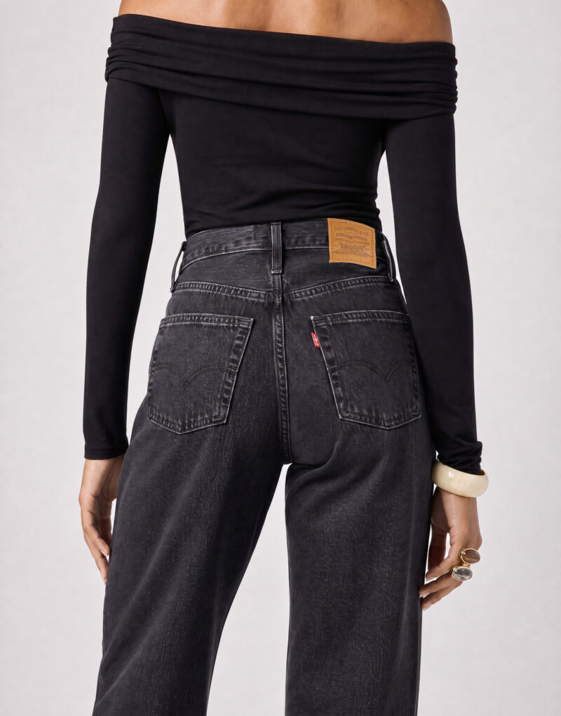 Levis EASY DAD Nero Jeans Donna - 5