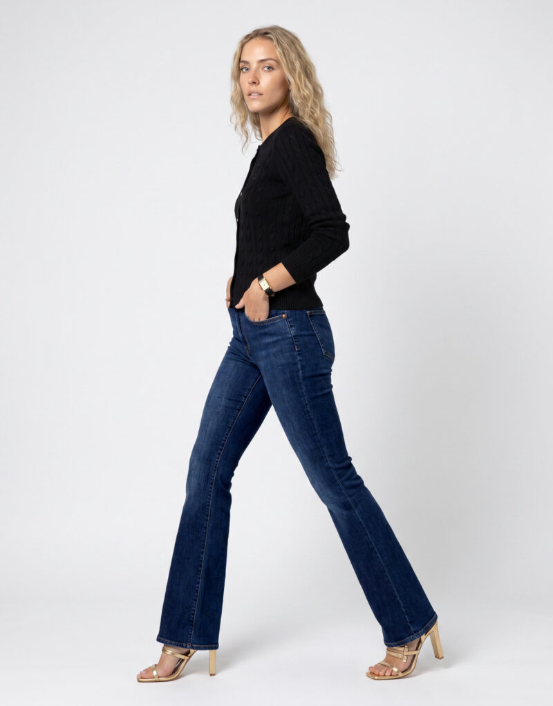 Levis 726 HR FLARE Blu Jeans Flare Donna - 3