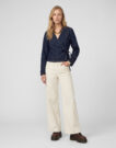 Levis 728 HR WIDE LEG Bianco Jeans Flare Donna - 2