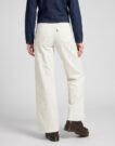 Levis 728 HR WIDE LEG Bianco Jeans Flare Donna - 4
