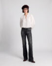 Le Temps des Cerises Nero Jeans Flare Donna - 2