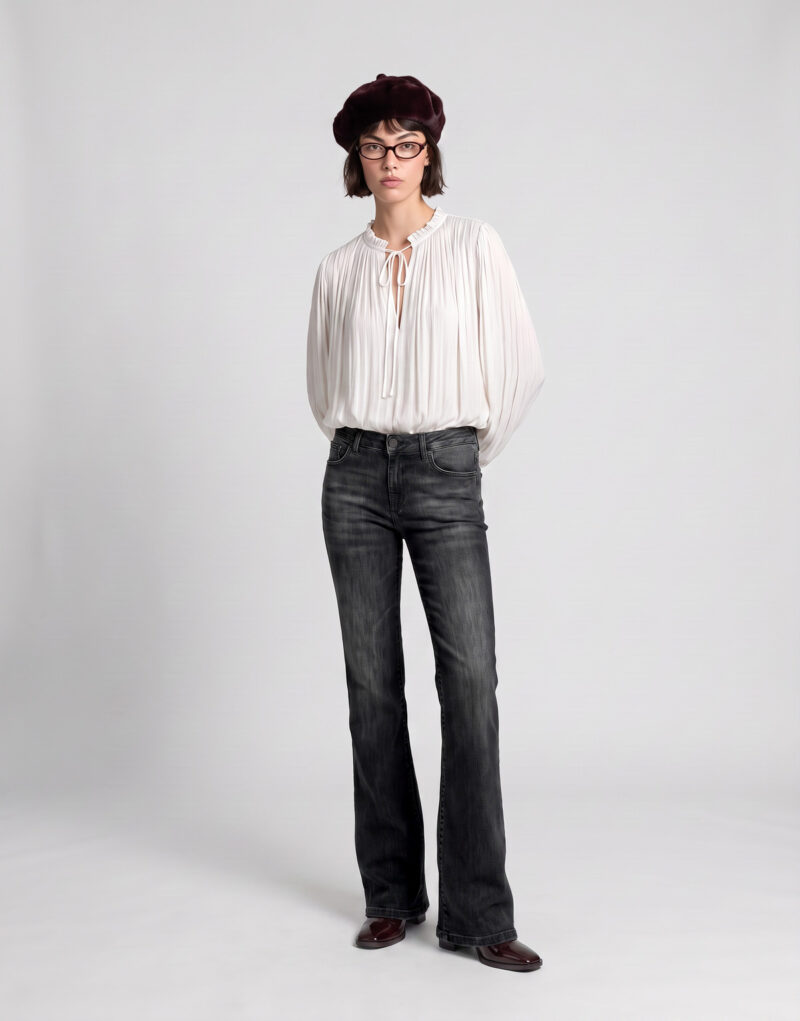 Le Temps des Cerises Nero Jeans Flare Donna - 2