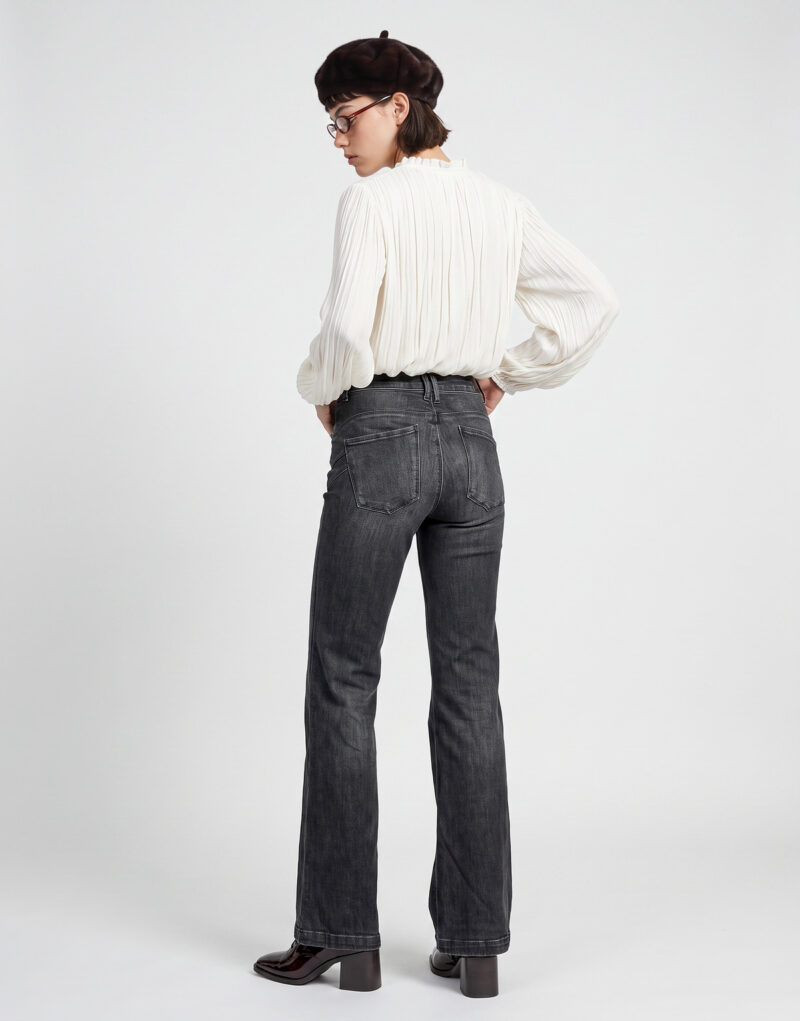 Le Temps des Cerises Nero Jeans Flare Donna - 4