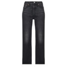 Levis RIBCAGE STRAIGHT ANKLE Nero Jeans Donna - 1