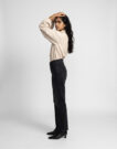 Levis RIBCAGE STRAIGHT ANKLE Nero Jeans Donna - 3