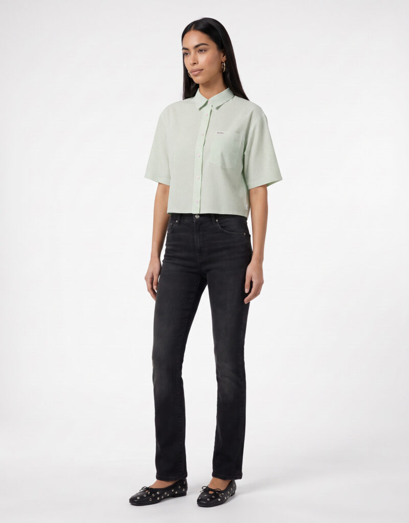 Levis 722 HIGH RISE SLIM Nero Jeans Slim Donna - 2