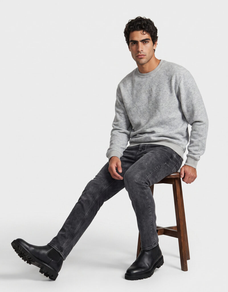 Guess G14 SLIM Grigio Jeans Slim Uomo - 5